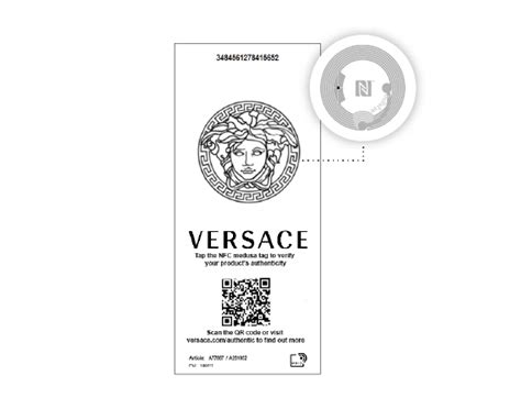 authentic real versace label